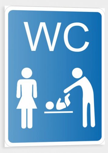 WC Ženy + přebalovací pult