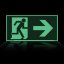Emergency exit right EN ISO 7010
