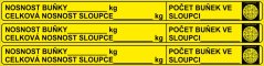 Samolepka, 3 ks, velikost kusu 210 x 24 mm Samolepka, 3 ks, velikost kusu 210 x 24 mm