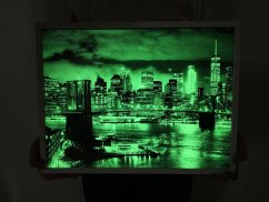 Image glowing in the dark -  Manhattan