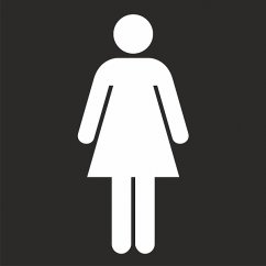 Šablona Toalety Ženy