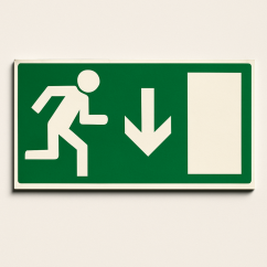 Únikový východ (nad dveře)