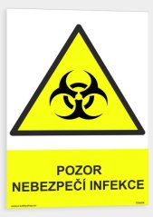 Pozor - nebezpečí infekce