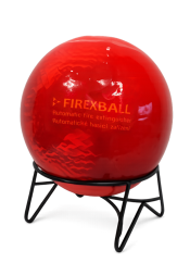 Držiak na protipožiarne hasiace gule Firexball