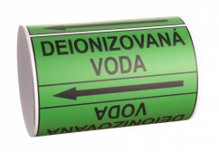 Páska na značení potrubí Signus M25 - DEIONIZOVANÁ VODA