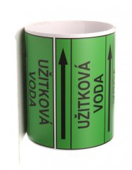 Páska na značenie potrubia Signus M25 - ÚŽITKOVÁ VODA