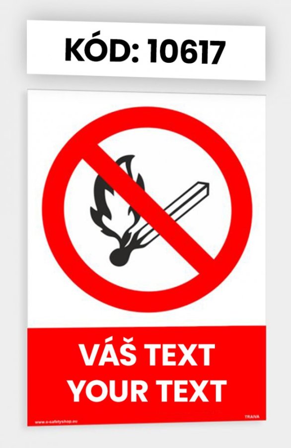 Zákazové tabulky s vlastním piktogramem i textem