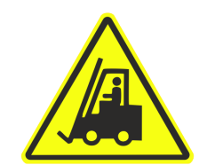 Podlahové značení Pozor motorové vozíky