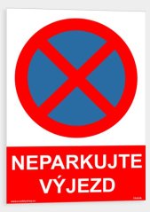 Neparkujte výjezd