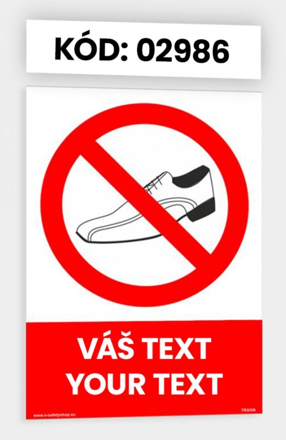 Zákazové tabuľky s vlastným piktogramom aj textom