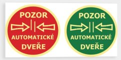 Šipky pro automaticky otevírající se dveře oboustranná