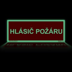 Hlásič požáru fotoluminiscenční