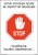 Mimořádné opatření, STOP, Vstup pouze se zakrytým obličejem