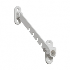 Metal safety lock for windows and balcony doors