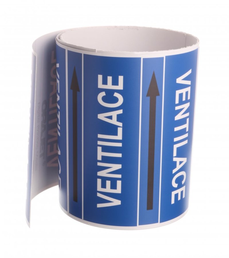Páska na značení potrubí Signus M25 - VENTILACE