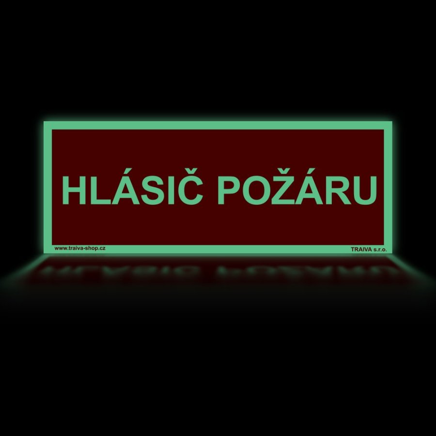 Hlásič požáru fotoluminiscenční