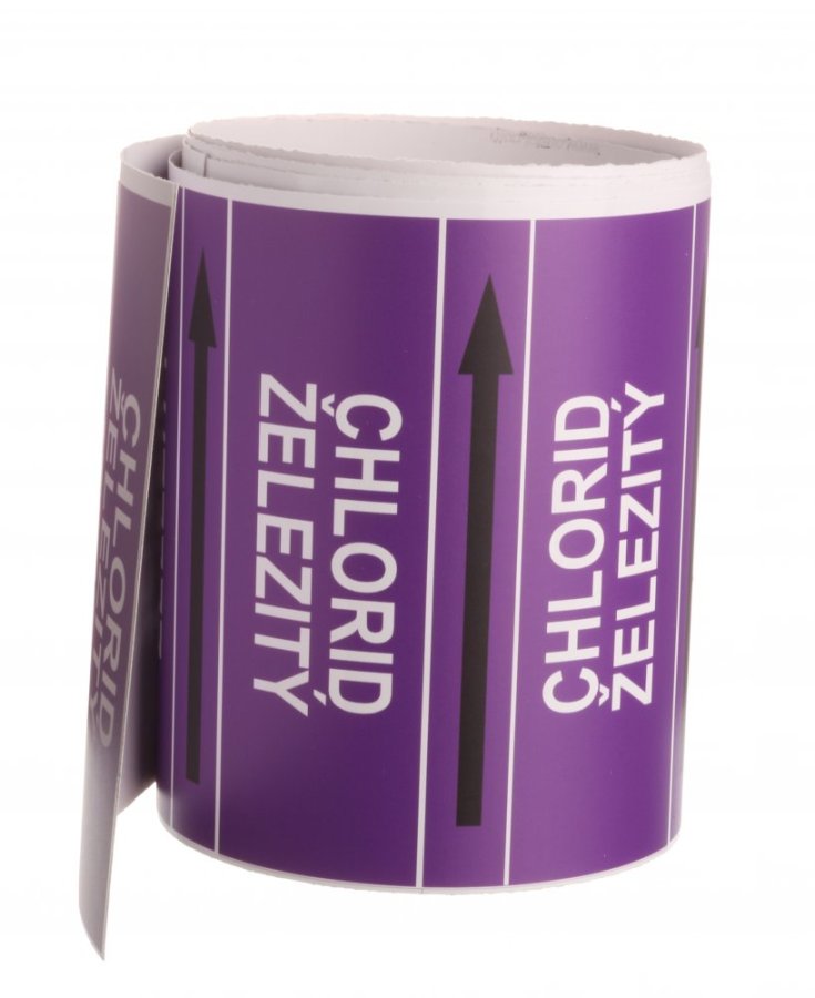 Páska na značenie potrubia Signus M25 - CHLORID ŽELEZITÝ