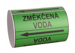 Páska na značení potrubí Signus M25 - ZMĚKČENÁ VODA