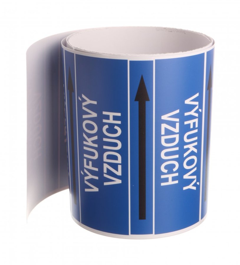 Páska na značení potrubí Signus M25 - VÝFUKOVÝ VZDUCH