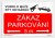 Zákaz parkování Vzor 2