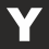 Šablona písmeno "Y" vodorovné značení