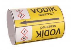 Páska na značení potrubí Signus M25 - VODÍK