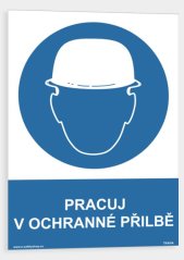 Pracuj v ochranné přilbě