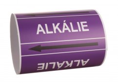 Páska na značení potrubí Signus M25 - ALKÁLIE