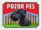 Pozor pes - Černý knírač