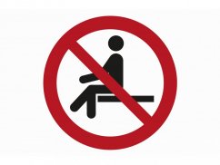 No sitting
