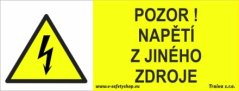 Pozor napětí z jiného zdroje