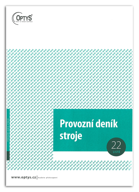 Provozní deník stroje