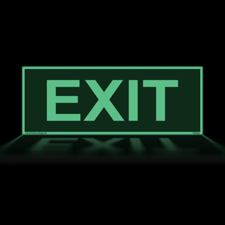 EXIT - nápis