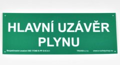 Hlavní uzávěr plynu
