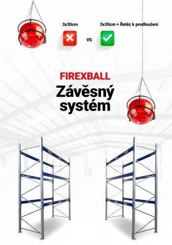Řetěz k prodloužení závěsného systému FIREXBALL