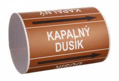 Páska na značení potrubí Signus M25 - KAPALNÝ DUSÍK