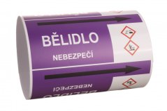 Páska na značení potrubí Signus M25 - BĚLIDLO