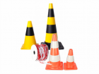 Traffic cones, posts