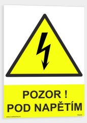 Pozor! Pod napětím