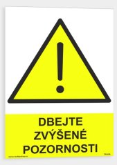Dbejte zvýšené pozornosti