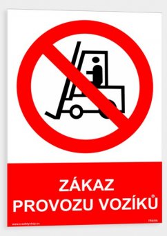 zákaz provozu vozíků