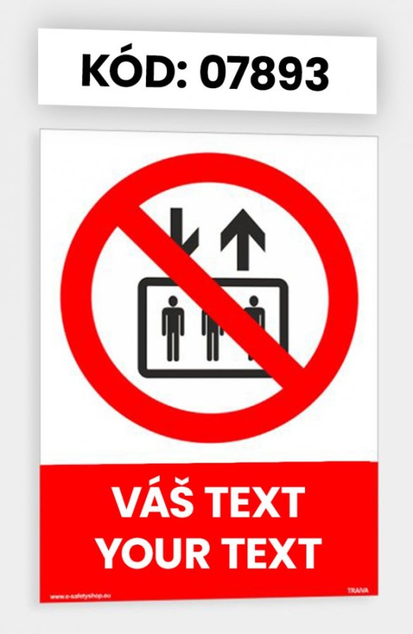 Zákazové tabulky s vlastním piktogramem i textem