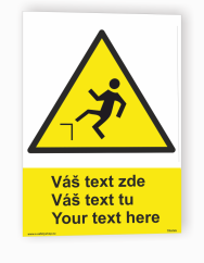 Tabuľka s Vaším vlastným textom "Výstraha 7"