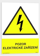 Pozor elektrické zařízení