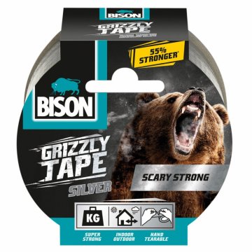 Pásky na opravu, pripevnení - Varianty - BISON GRIZZLY TAPE 10 m čierna, Kód: 25380