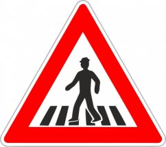 Dopravná značka A11 Prechod pre chodcov