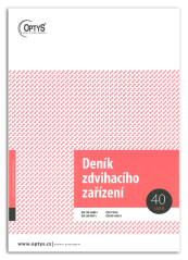 Deník zdvihacího zařízení A4 Deník zdvihacího zařízení A4