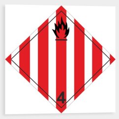Fire hazard (flammable solids) No 4.1