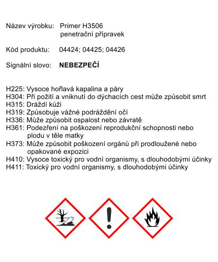Penetrační přípravek - Primer H3506