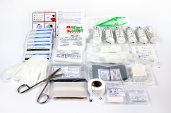 First aid kit content- STANDARD